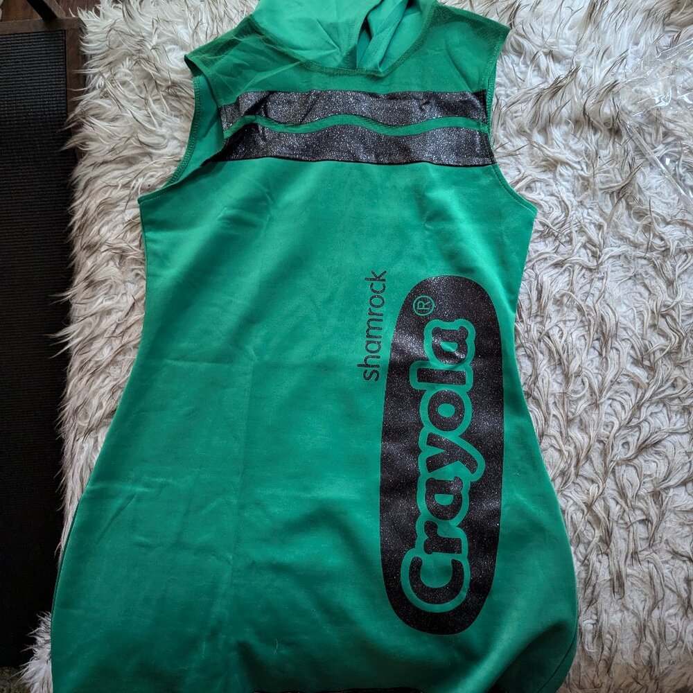 Crayola Green Crayon Halloween costume
